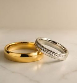 Handgefertigte Trauringe und ein glückliches Paar - Steinweise Kärnten